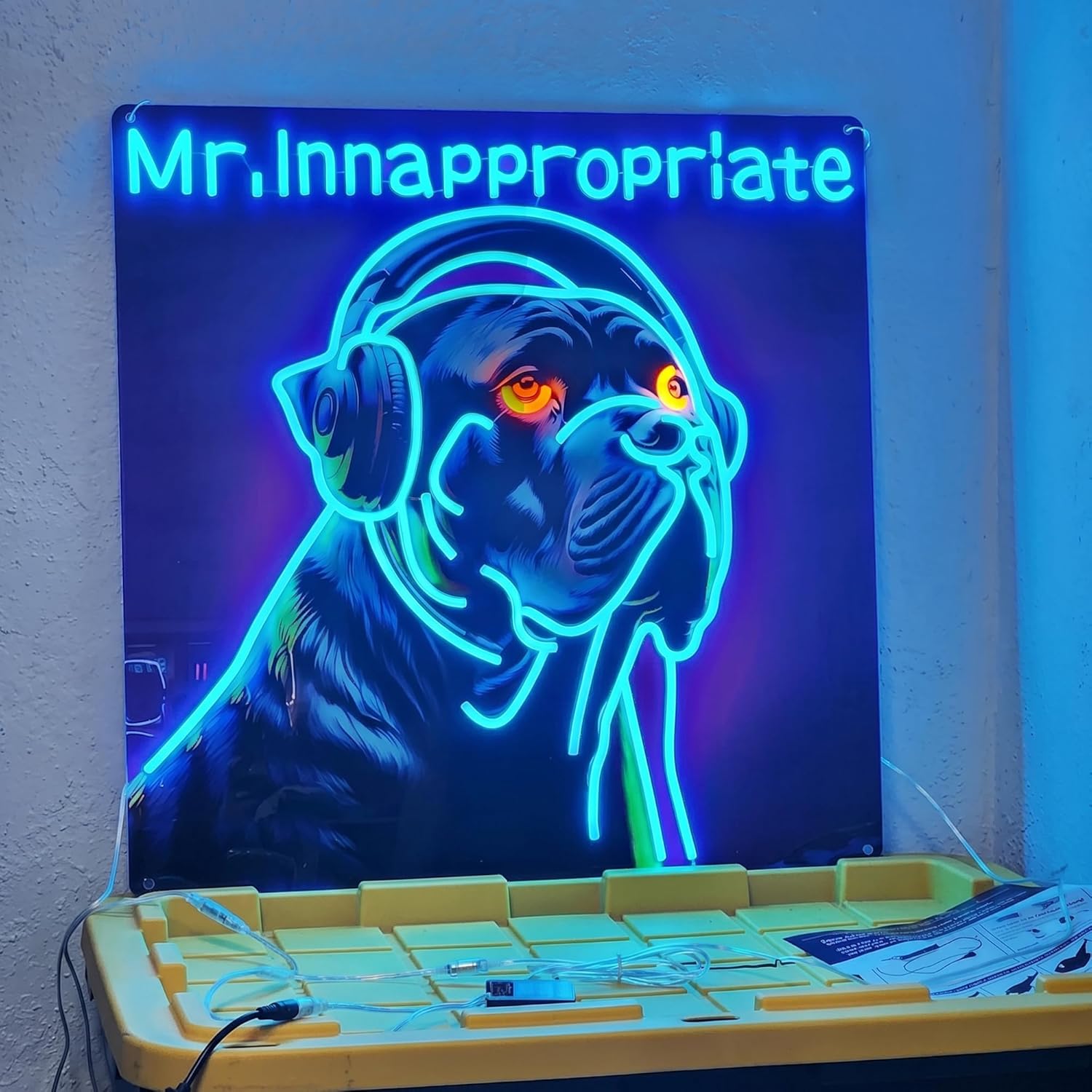 Op maat gemaakte LED neonrecla - Party Games Name recensie en prijs