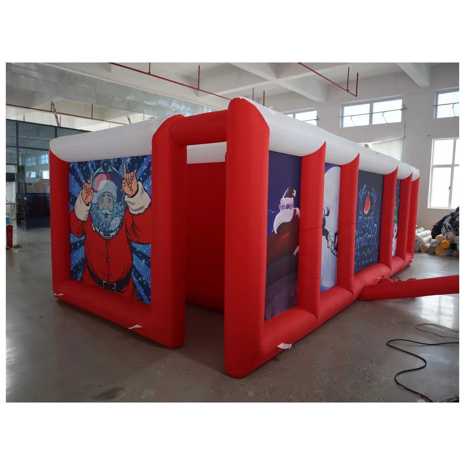 Grote rood-witte opblaasbare d - Party Games For Adults And Kids recensie en prijs